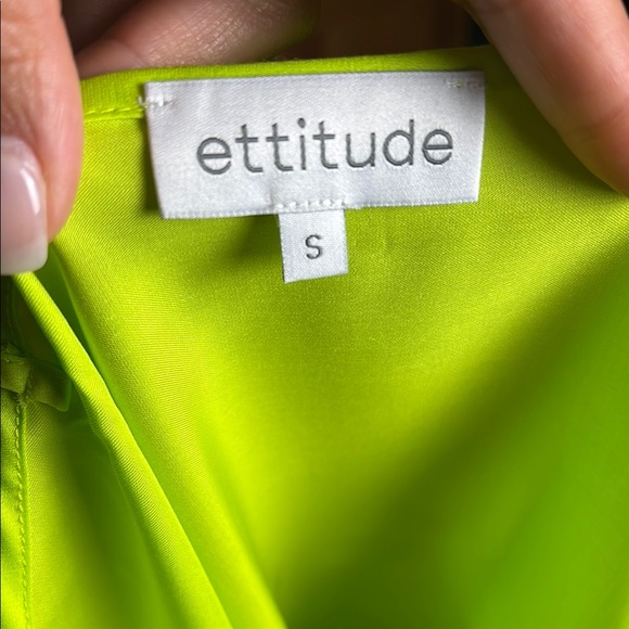 Ettitude Neon Green Women's Intimates & Sleepwear Tank - Picture 5 of 7